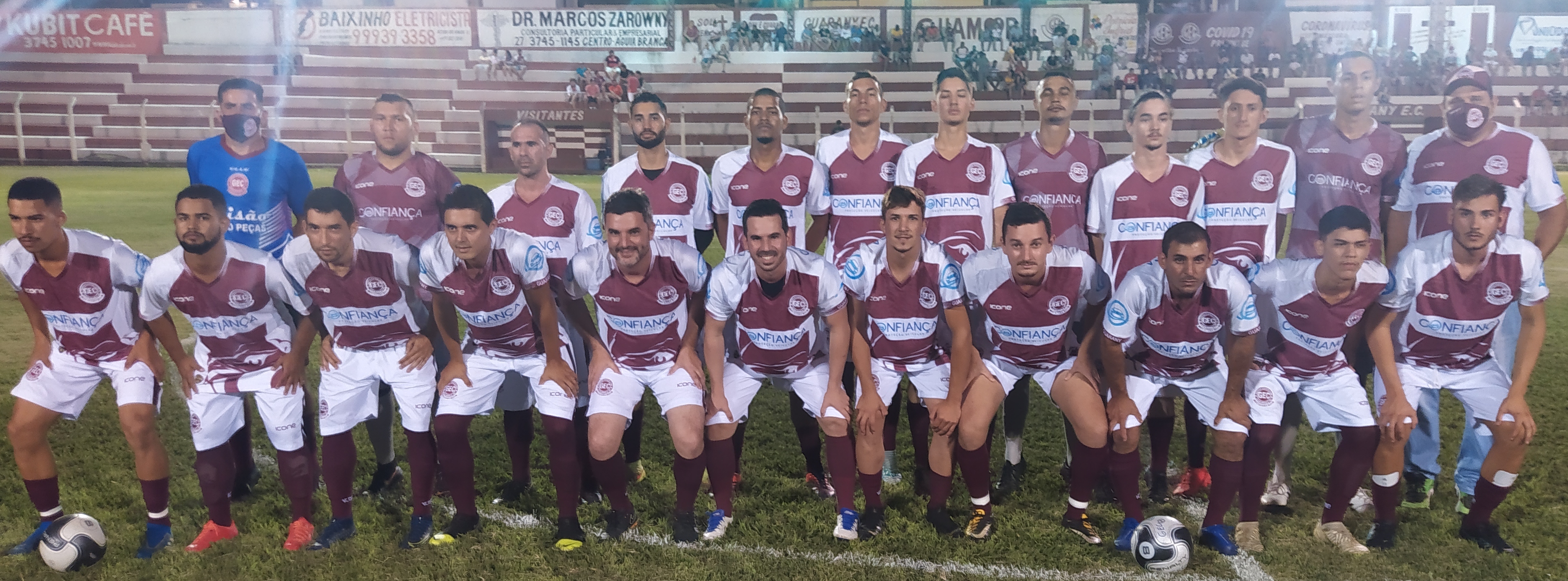 Apesar da derrota, o Guarany que é um time amador, fez um bom jogo contra o Rio Branco-ES (Foto: Marquinhos Regatieri)