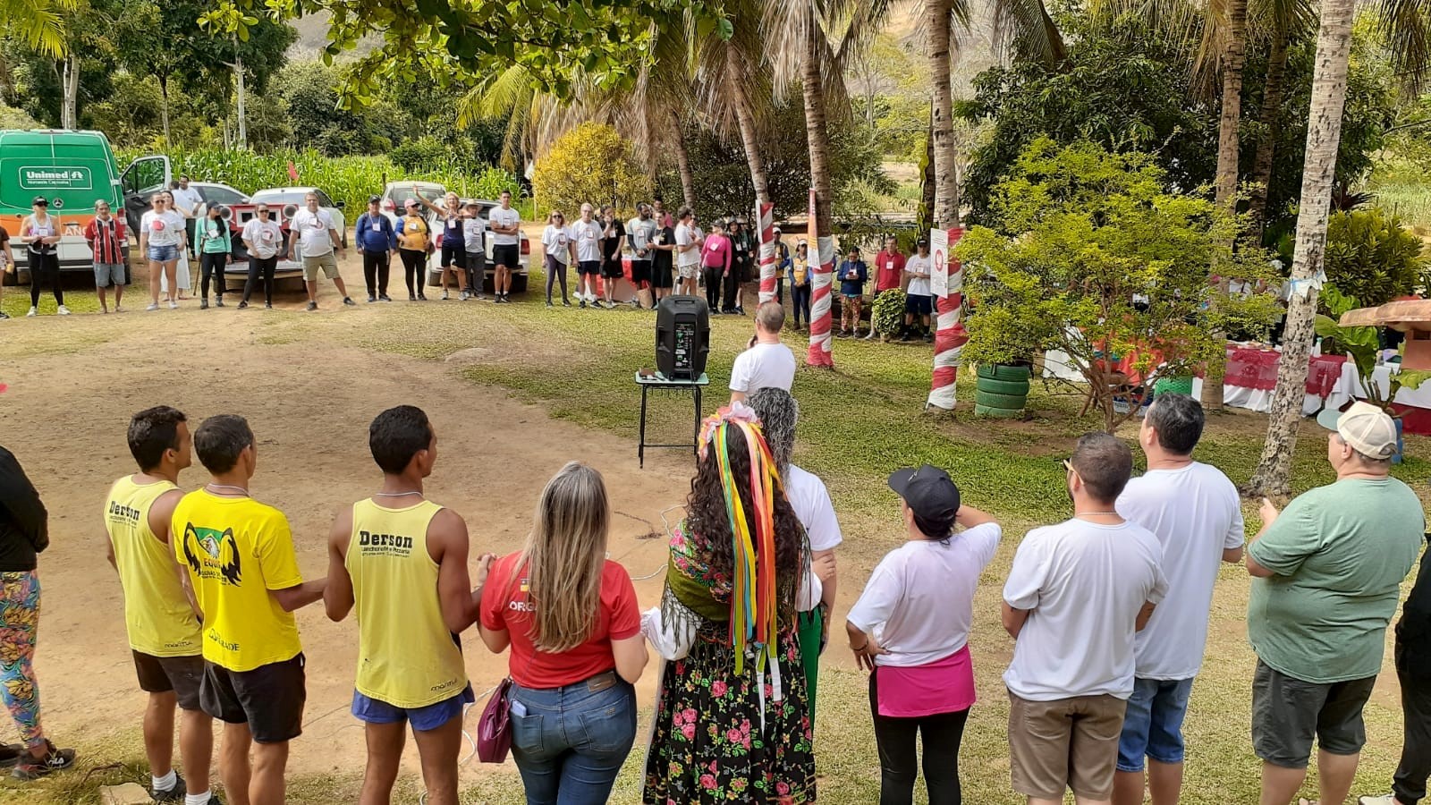 Caminhada teve início no Sítio Gil Alóquio (Pedra Bonita / Pancas)