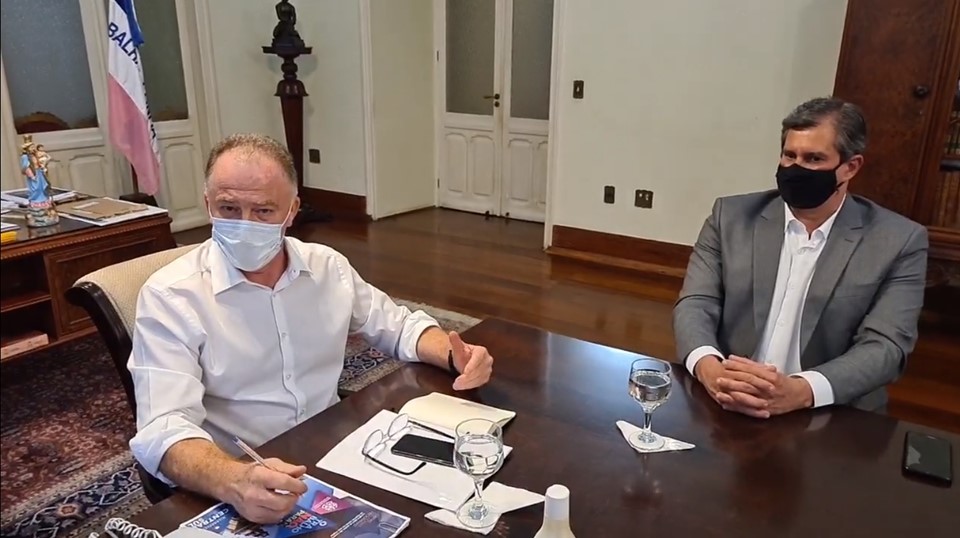 O governador do Estado fez uma fala sobre o combate à criminalidade no Espírito Santo e destacou o trabalho policial nos casos recentes ocorridos na Capital