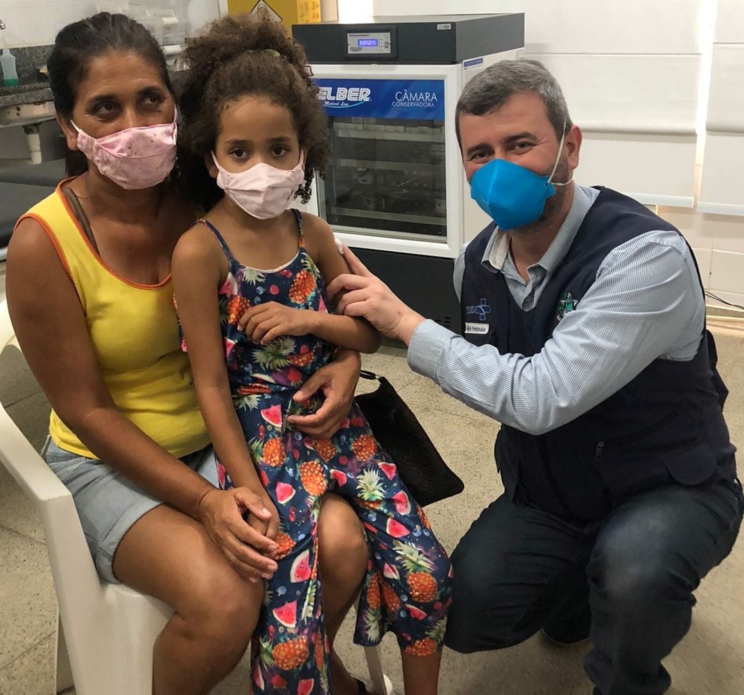 Secretário de Saúde fez um apelo para que os pais/mães levem os filhos para serem imunizados (Foto: Assessoria de Comunicação PMAB)